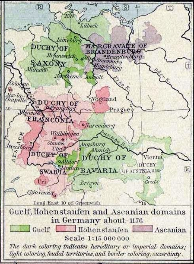 Eine historische Karte Deutschlands aus dem Jahr 1776, die das Ausmaß des Deutschen Reichs mit Text- und Zahlenangaben zeigt.