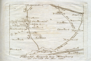 Ein abgenutztes Buch mit einer detaillierten historischen Karte von Hamburg, Deutschland, mit sichtbaren Straßenlayouts, Gebäuden und Sehenswürdigkeiten.